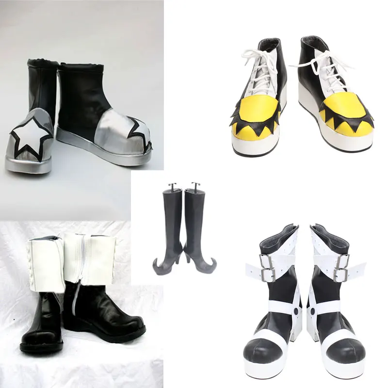 

Сапоги аниме Eater Crona Blea Maka Albarn Bulea, косплей, вечерние туфли на Хэллоуин, черная звезда, индивидуальный размер