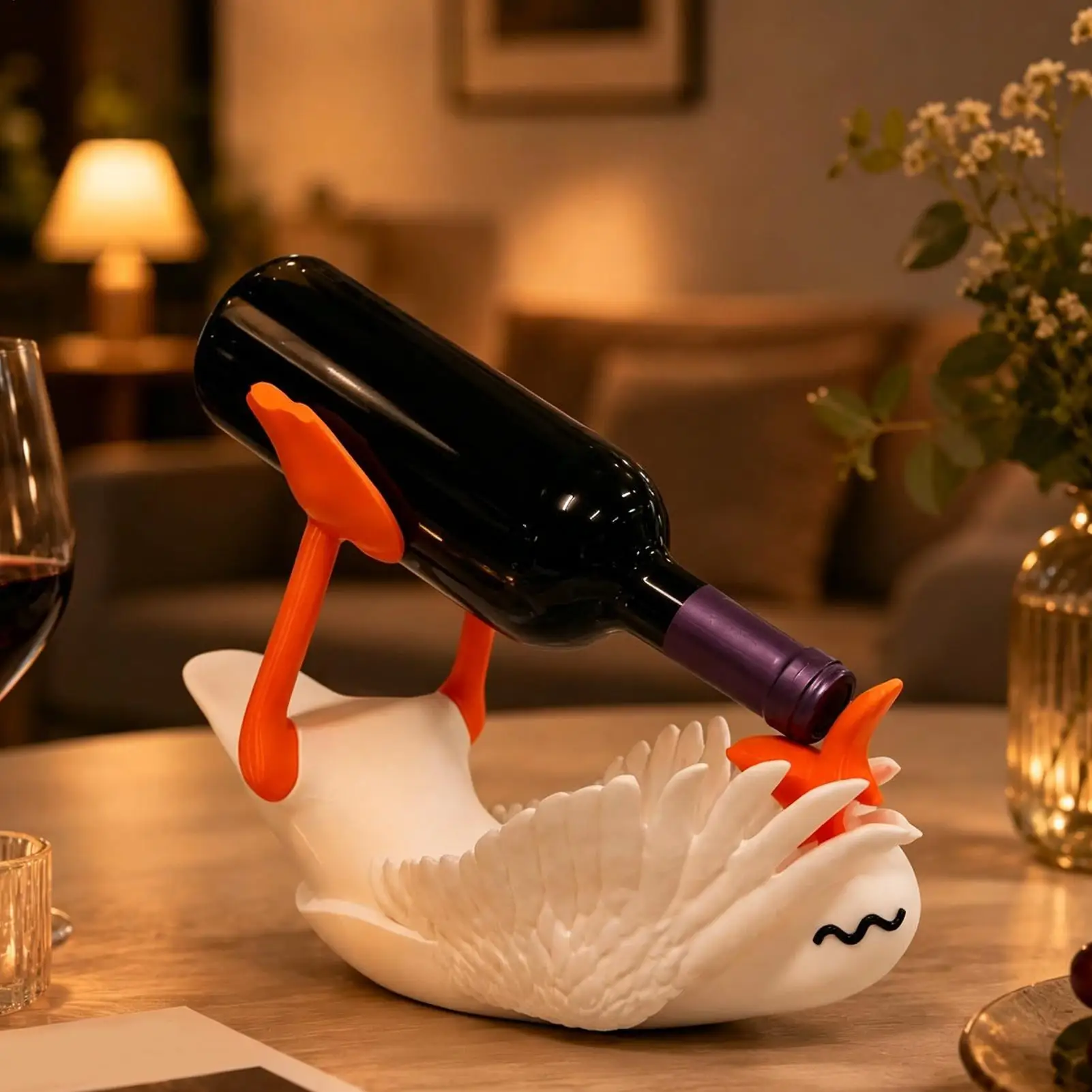 goose-bottle-holder-3d-printed-goose-shape-countertop-wine-rack-for-bartenders-enthusiasts-collectors-homeowners-dinner-party