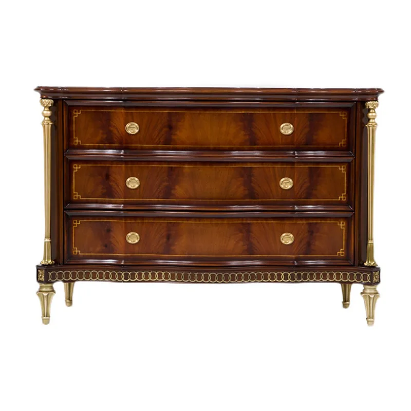 3 chest mahogany porch cabinets lockers chest cabinets storage cabinets neoclassical English furniture
