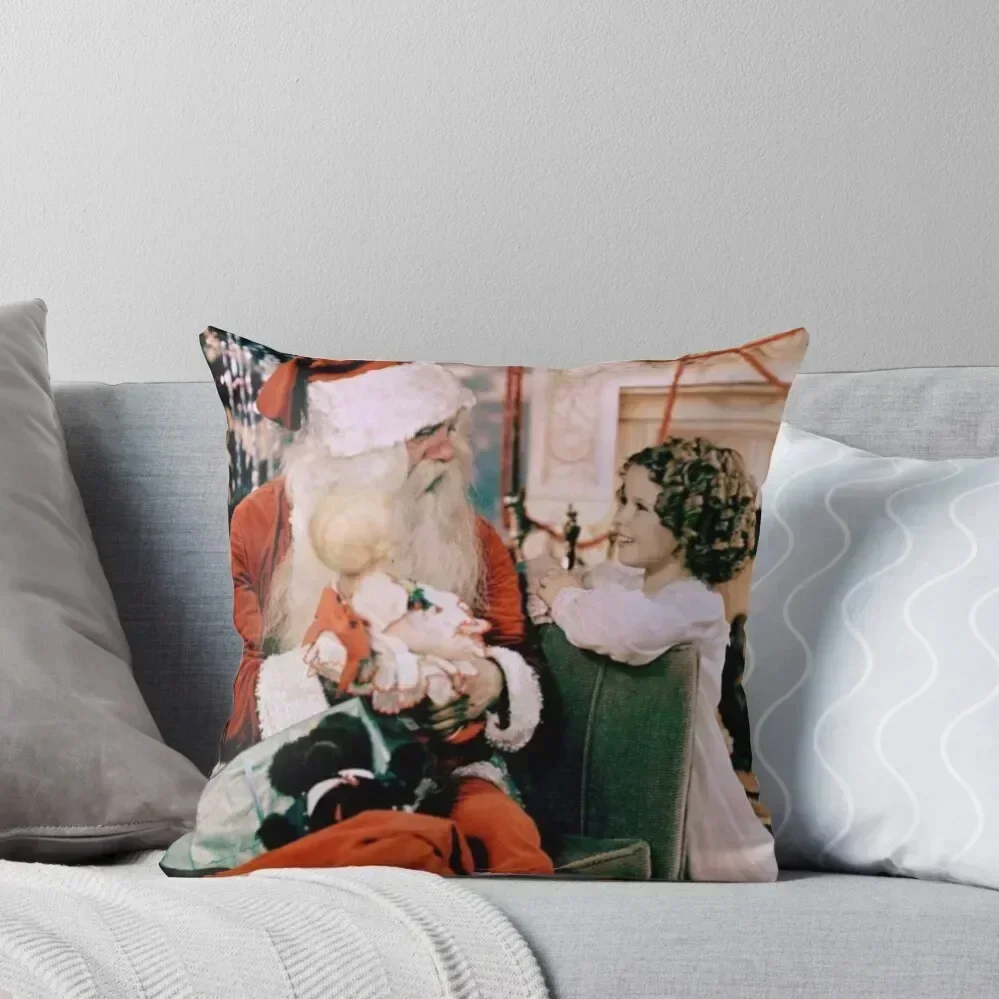

Shirley Temple Christmas Wishes Throw Pillow Pillowcases Bed Cushions Pillows Aesthetic Sofa Pillow Cover pillow