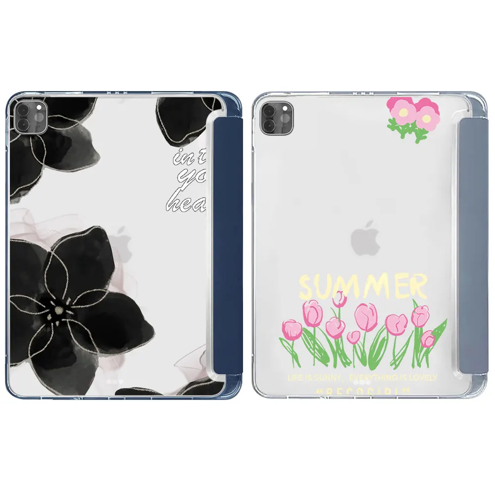 

AS58 Flower Aesthetics For iPad 7 8 9 10.2 Air 3 Pro 1 4inch Accessories for iPad Pro 11 Mini 4 5 Cover Case