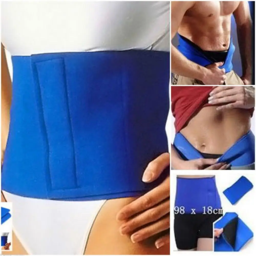 Stomach Wraps Slimming Body Waist Exercise Weight Loss Bands Waist Trimmer Belt Slimming Belt Tummy Body Shaper Belly Burn Fat