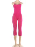 Kliou Sporty Style Sling Playusits Woman Summer Trend Low-Neck Backless Look Slimmer Skinny High Stretch Sexy Fashion Rompers - Image 6