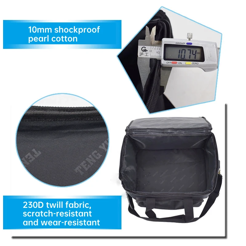 Printer Bag, for HP/1 Black and White Laser Table Invoice Printer Portable Shoulder Bag Waterproof Storage Bag