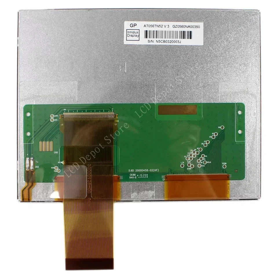 AT056TN52 V.3 AT056TN53 V.1 is geschikt voor Innolux 5,6-inch gloednieuw origineel LCD-scherm