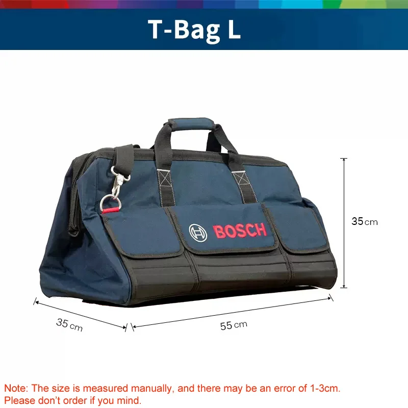 Bosch Tools Bag Mini Canvas Soft Bags Waterproof Wear-Resistant Portable Electrician Special Maintenance Toolkit Storage Bag