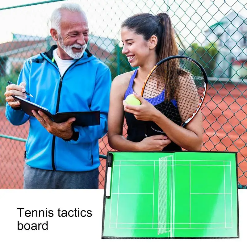 Planche d'Entraînement Pliable Effaçable à Sec, pour le Tennis