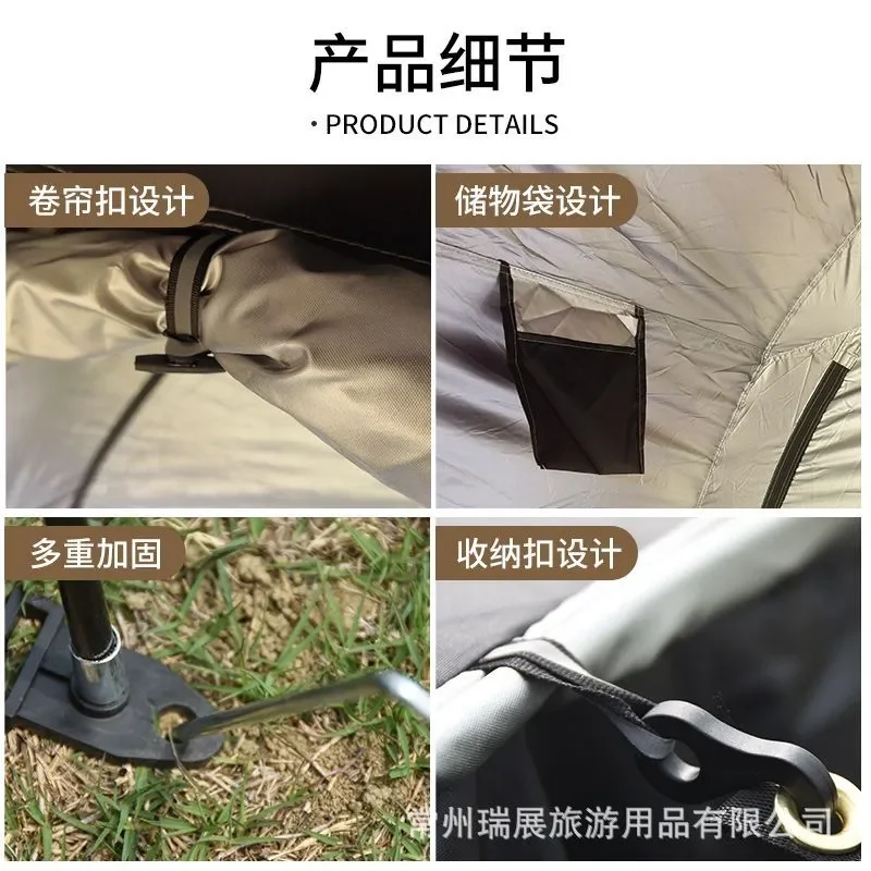 Portable Outdoor Storage Tent for Motorcycles Bicycles Garden Tools Self Standing Shelter Waterproof One Room Utility Shed