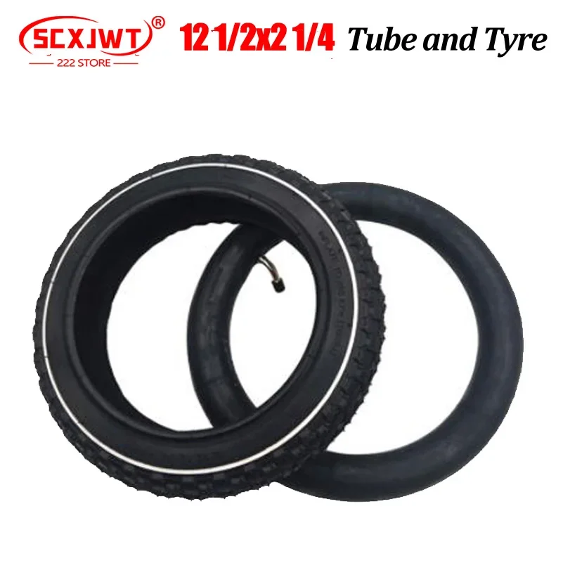 High Quality12 Inch Tire  1/2x2 1/4  for Gas Electric Scooters and E-Bike  1/2X2  Wheel Tyre  Inner Tube