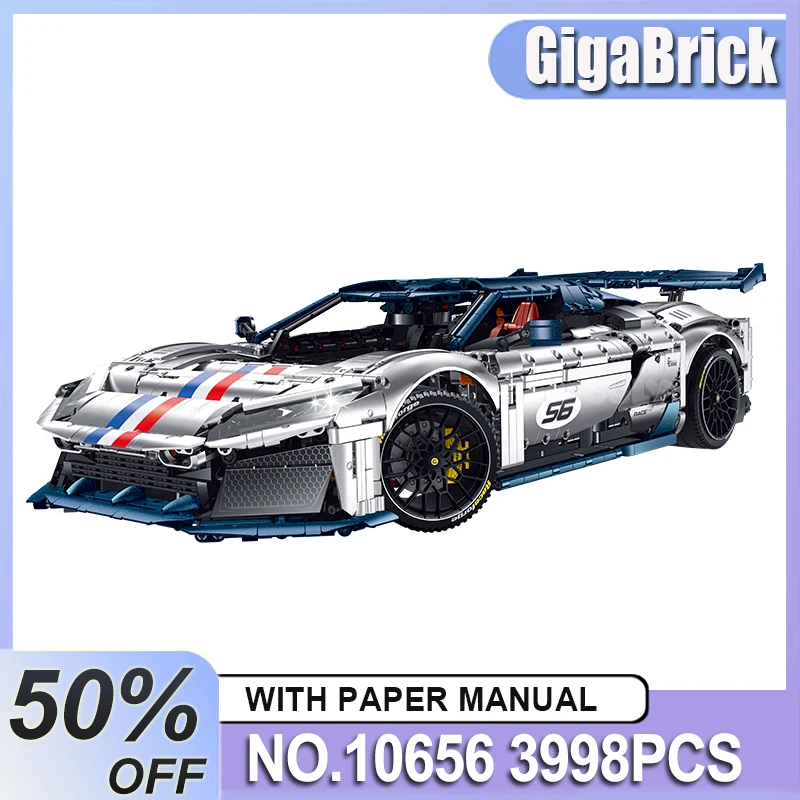 

GULY 10656 MOC, высококачественные скоростные гоночные строительные блоки, модель гиперкара, кирпичи, сборка головоломок, игрушки «сделай сам», уникальные рождественские подарки для детей