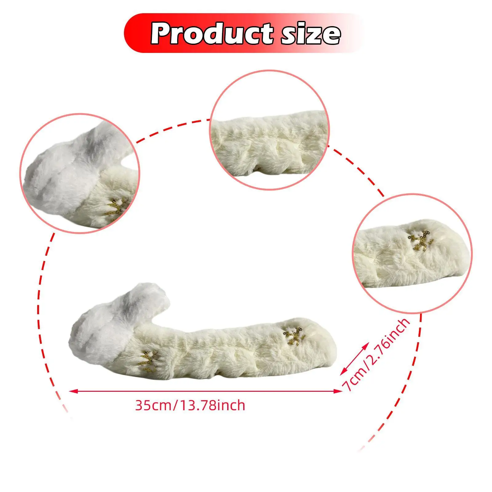 アイススケートカバー 35 センチメートルぬいぐるみバニー型快適なかわいい保護アイススケートガードホッケースケート収納用