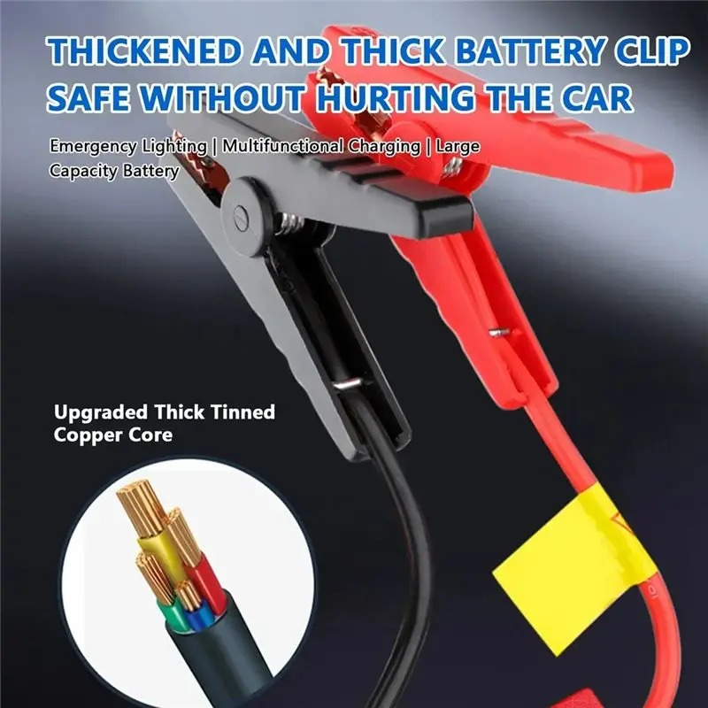 LXYB18B 20000Mah Portable Car Battery Jump Starter Start-Up Device Cars Emergency Battery Booster 1 Piece