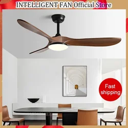 42/52/60 Inch 3 ABS blade DC 35 W puur koperen motor Plafondventilator met Afstandsbediening en 20 W LED Licht Restaurant Fan