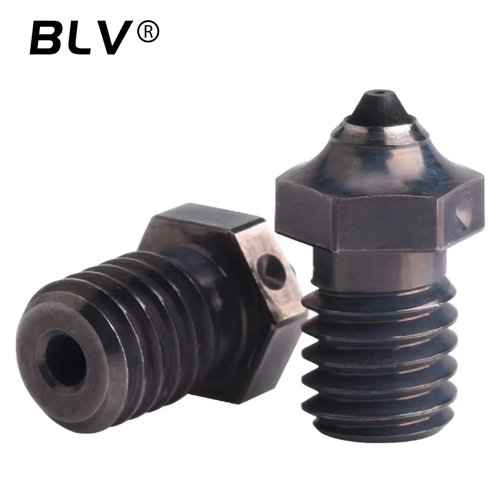 

BLV V6 NOZZLE Polycrystalline Diamond PCD Wear Resistant Compatible RAPIDO V6 Hotend 3d Printer