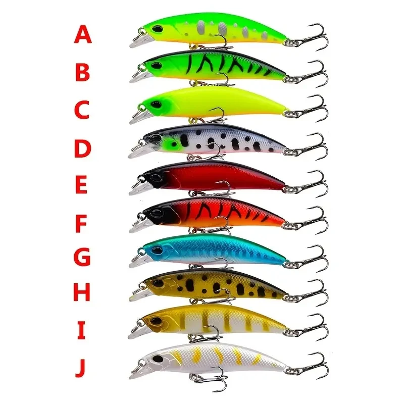 Laser Minnow Fishing Lure Set Wobblers Crankbaits Isca Artificial Hard Bait Carp Mini Fishing Lures Pesca Tackle