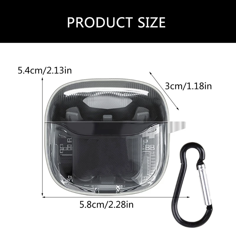 Clear Protect Carrying Case Shockproof Suitable For JBL TUNE 2Headphone Dustproof Housing Washable Scratch Resistant Sleeve