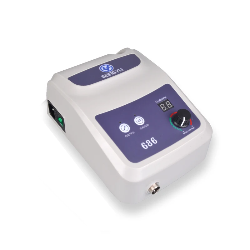 150 واط 50000 دورة في الدقيقة مختبر Demco B1 متغير السرعة Mc-r103m رمادي متوسط مختبر طاحونة السيليكون الملمع الأزيز يكون آلة مع دواسات القدم #3