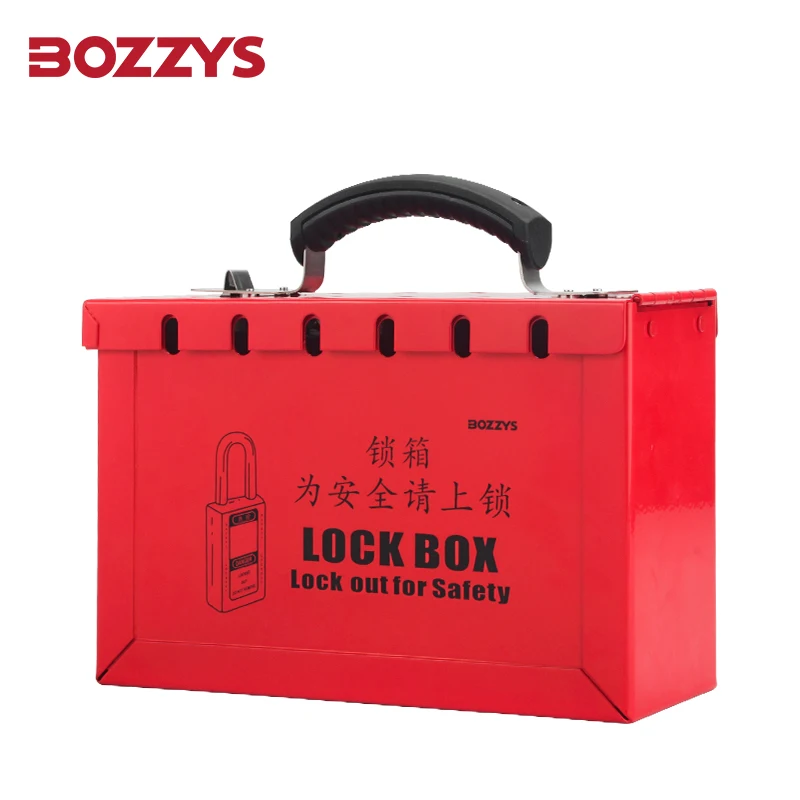 BOZZYS Portable Group Lockout Box for Multi-person Management of Industrial Equipment to Prevent Misoperation BD-X01