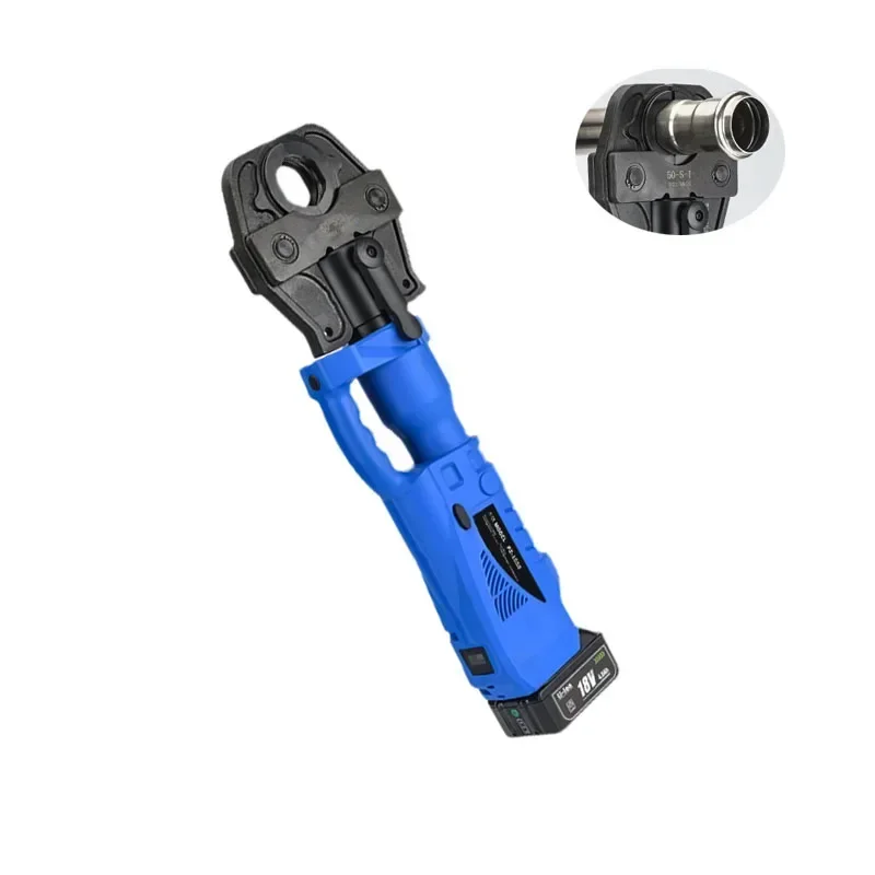 

Rechargeable Electric Plier Hydraulic Pressure Pipe Wrench Lithium Battery Pipe Hydraulic Crimping Tool for Stainless Steel 50KN
