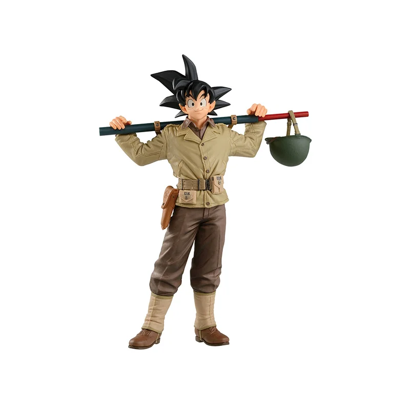 Glasses factory BWFC Seven Dragon Ball World One Martial Arts Association, black hair, military uniform, Sun Wukong, Jingpin fig