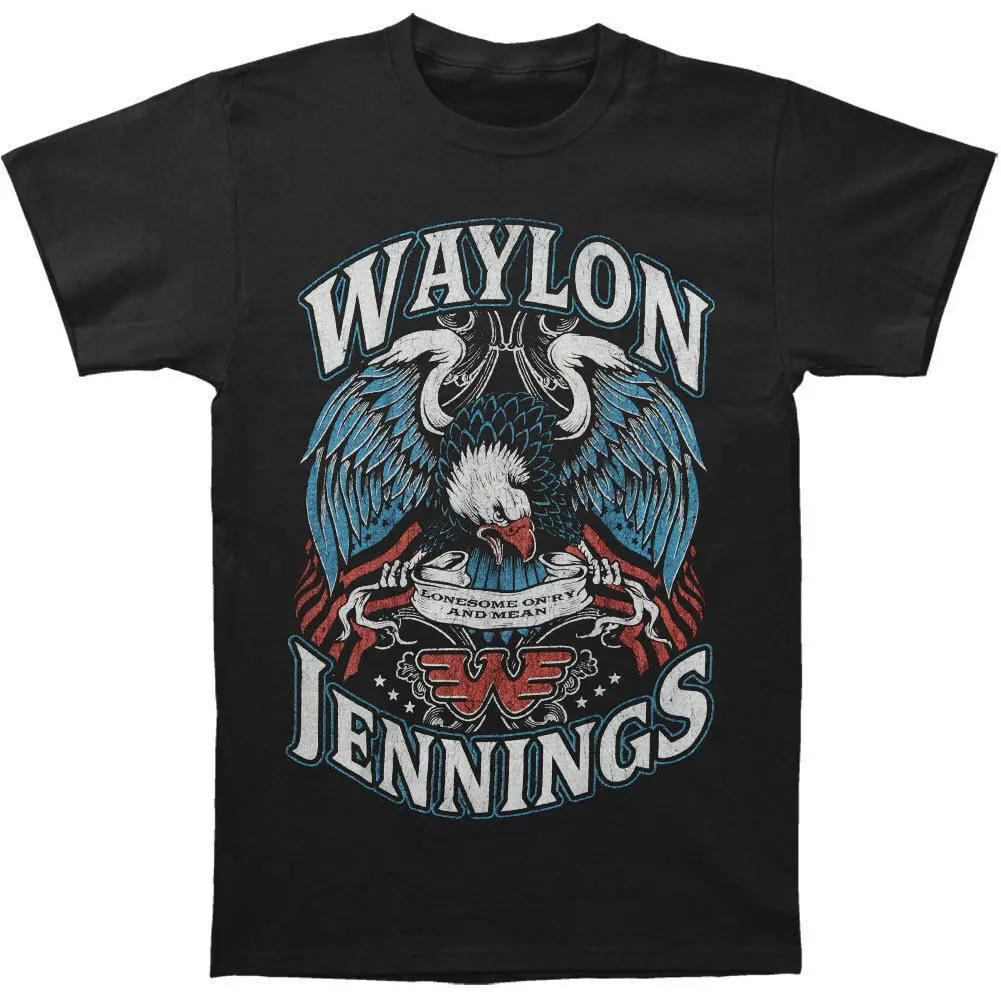 Waylon Jennings Men's Lonesome T Shirt S M L 234XL J001