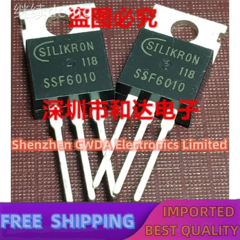 10PCS-20PCS  SSF6010  TO-220 60A 60V    In Stock 