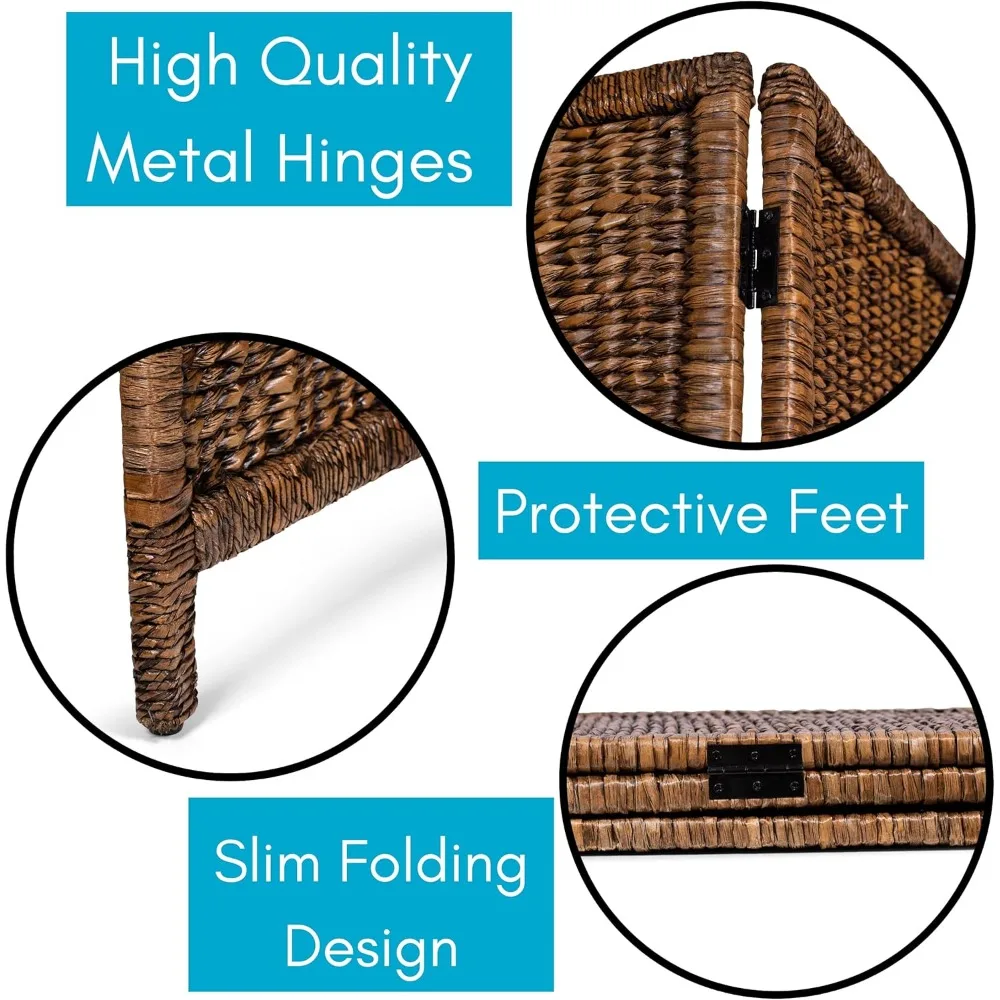 Divisorio bianco a 4 pannelli