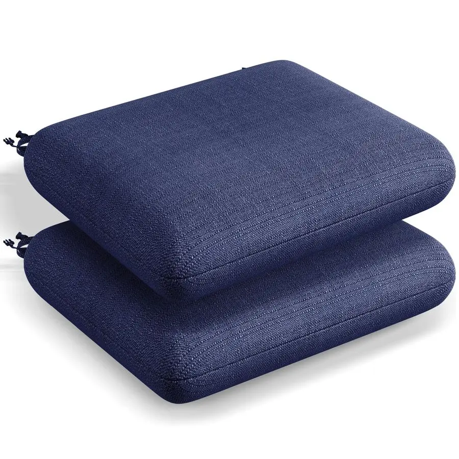 

Outdoor Seat Cushions for Patio Furniture 22x22 Inch, Waterproof Chair Cushion with Textured Fabric, Handles amp Adjustable Stra