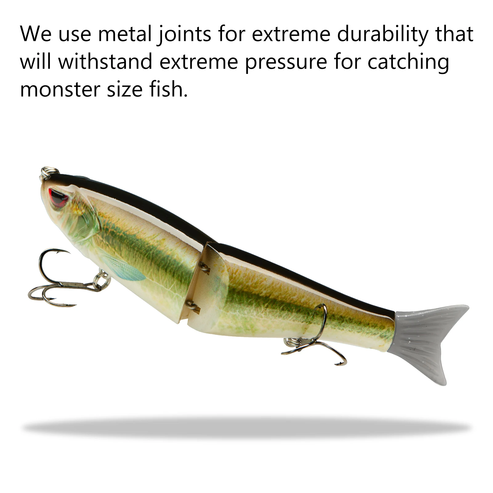 Bassdash Swimbaits Glide – Señuelo duro para lucio y lubina - imagen 2