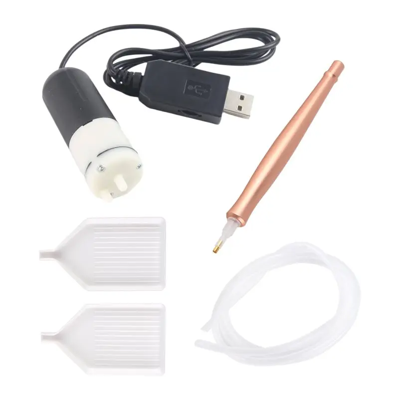 ABUH-Diamond Art Painting Pen Electric Vacuum With Adjustable Suction, No Need For Wax-Complete Diamond Art Kit