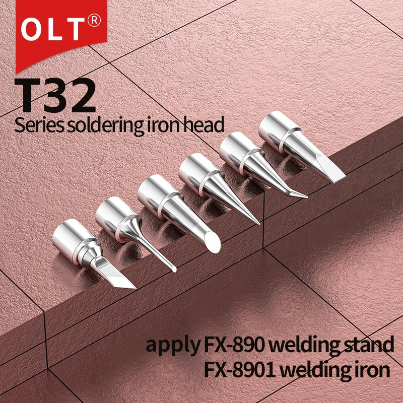 for HAKKO T32 Soldering Iron Tip High Quality T32-BC1 T32-D12 T32-K T32-BL T32-I T32-D24 T32-D4 for HAKKO FX-890/ FX8901