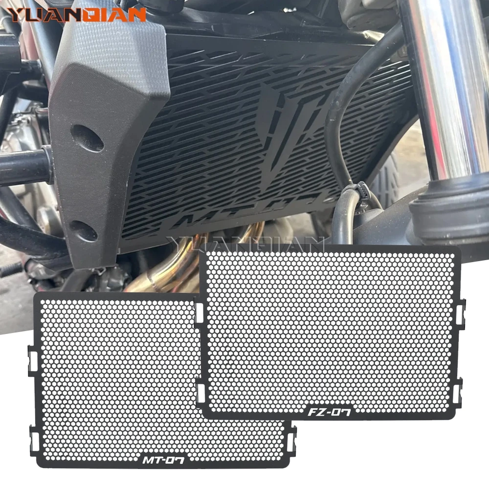 

Motorcycle Accessories Radiator Guard Grille Cover Protector Cooler Protection For Yamaha MT07 MT-07 FZ-07 FZ07 2014-2024 2023