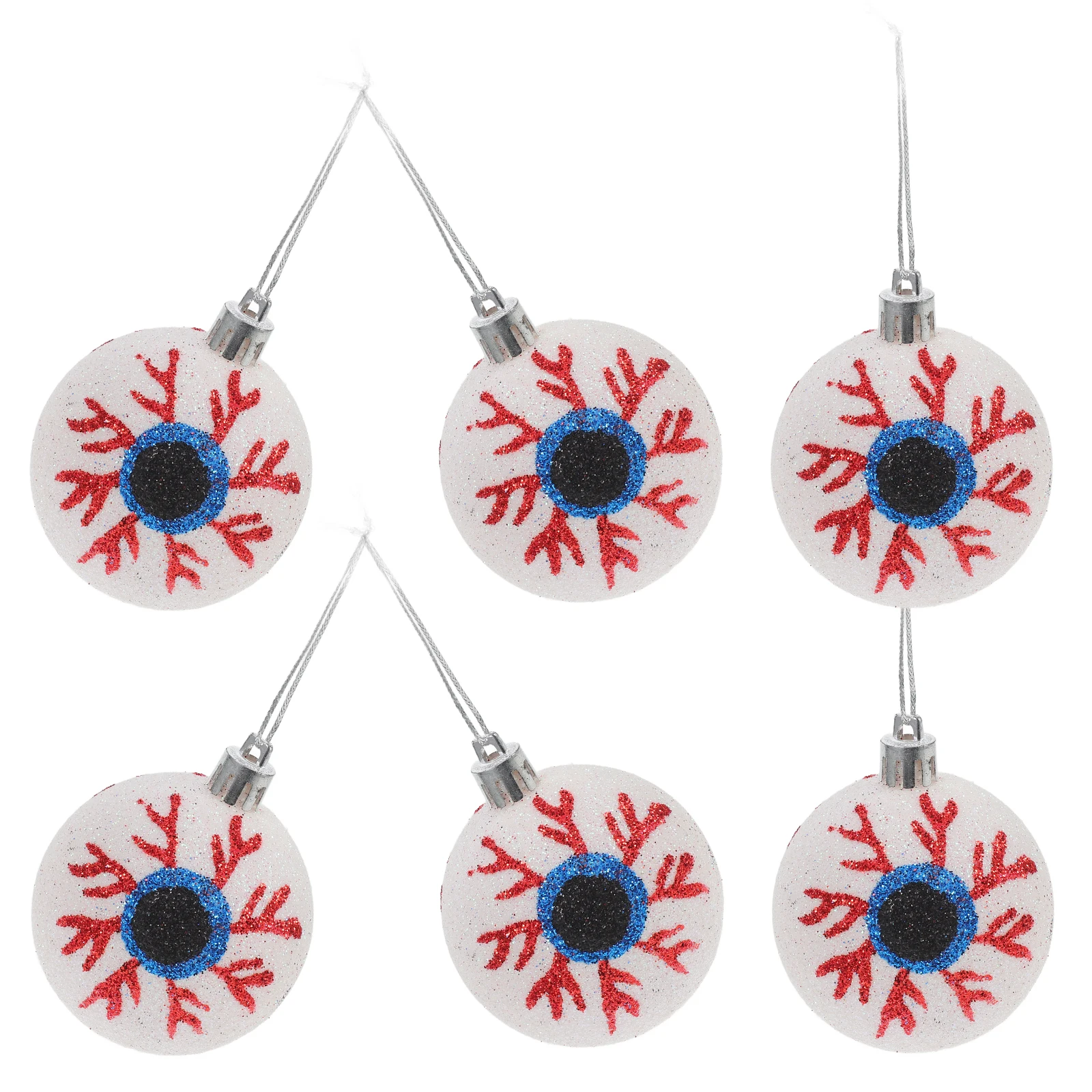

6 Pcs Ghost Hanging Balls 6cm Ornaments Halloween Party Decorations Home Desk Halloween Decoration Decor