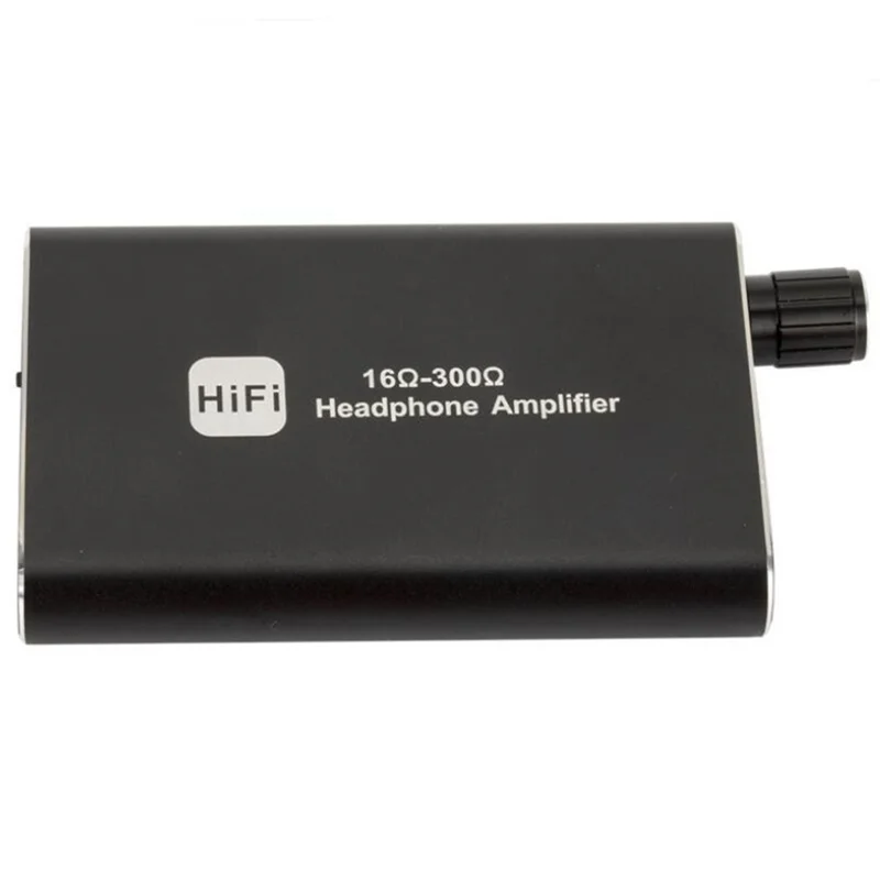 

FFYY-Hifi Headphone Amplifier Portable AMP 3.5Mm AUX Audio Cable Audio Two-Stage Gain Switch