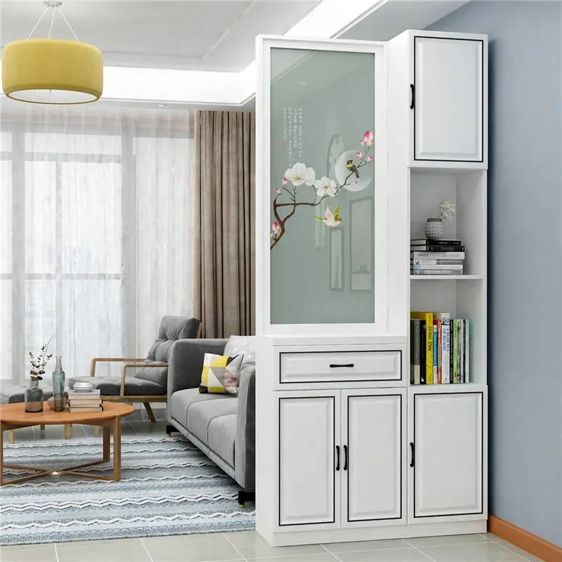 The entrance cabinet is partitioned, the shoe cabinet is integrated