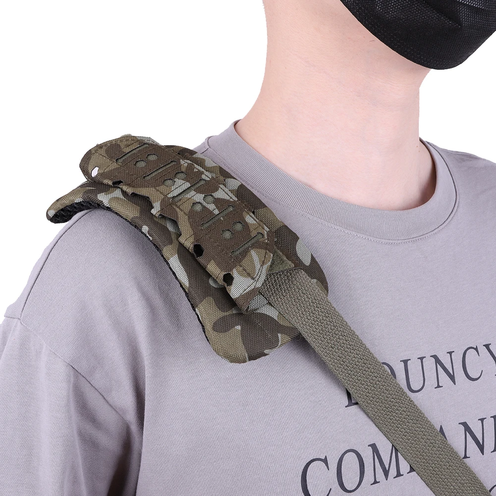 Taktische Weste Schulterpolster Outdoor Taktisches Schulterpolster Schneiden Mesh Schulterpolster Atmungsaktiv für Jagdweste