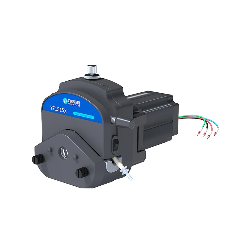 Runze factory direct sales small liquid conveyor pump high pressure peristaltic pump with stepper motor OEM support