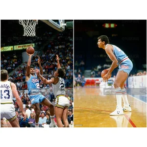 Basketball-M & N-Shorts für Erwachsene und Kinder, Marineblau, Klassiker, Vintage, NBA Kings, Unisex, Retro, Loose Hosen, Reggie Theus, 85, 86 8 Hauptverkaufs -Sakrament -Könige Basketball - №3