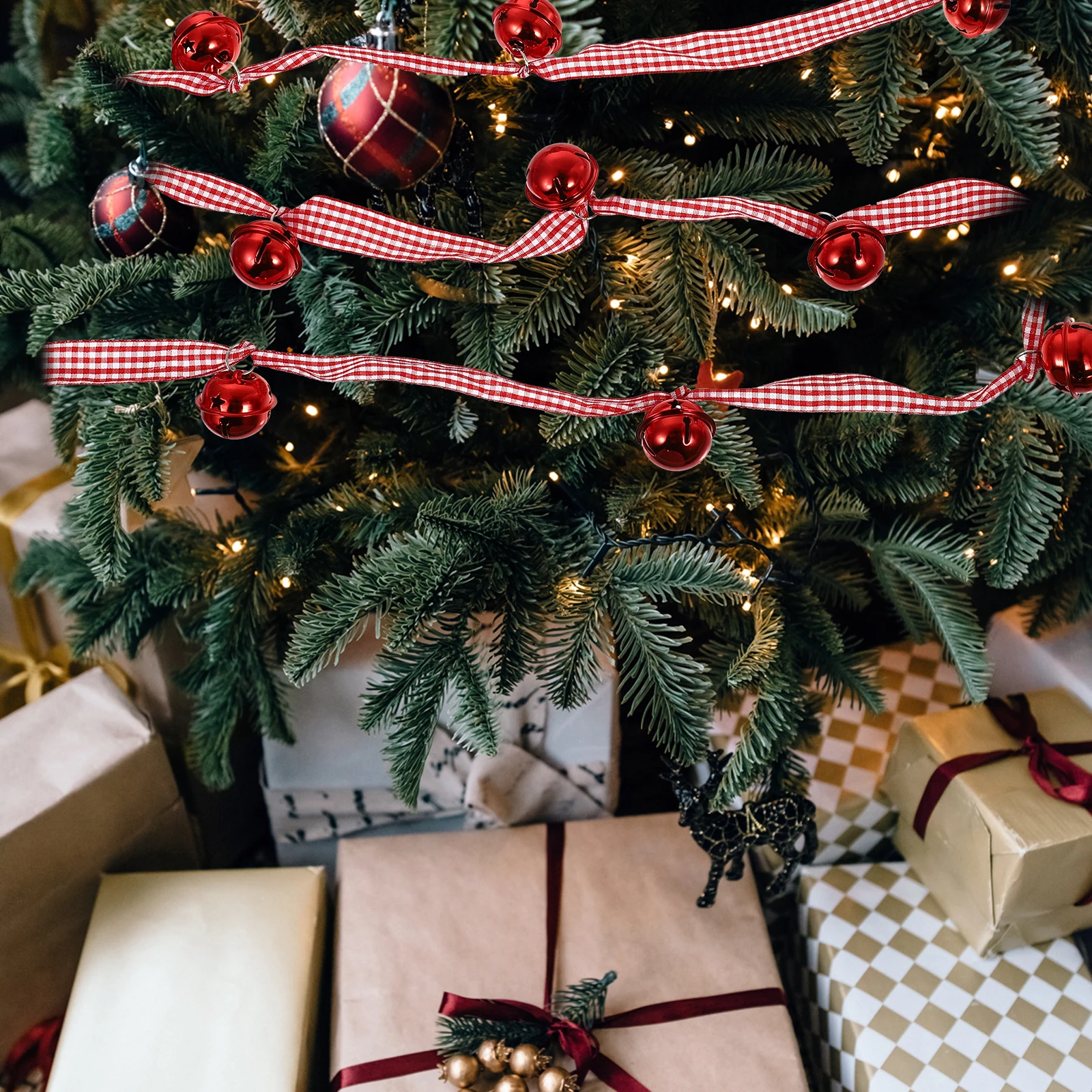 

Decorative Christmas Tree Decoration Pendant Garlands Ornament Bow Tie Metal Ornaments