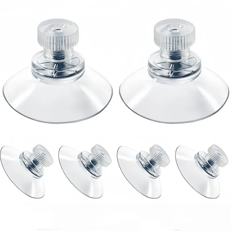 29 Stück hochtransparente PVC-Saugnäpfe, hitzebeständig, für glatte Wände und Glas, Badezimmer, Küche, Büro, Auto-Sonnenblende