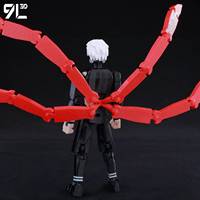 9L 3D Multi-Jointed Articulated Figure Tokyo Ghoul Protagonist Ken Kanek Lucky13 Titan13 Dummy13 Collectible Model Pre-assembled