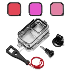 Waterproof Housing Case for DJI Action 2 Diving Protective Shell Underwater Dive Cover for DJI Action 2 Accessories