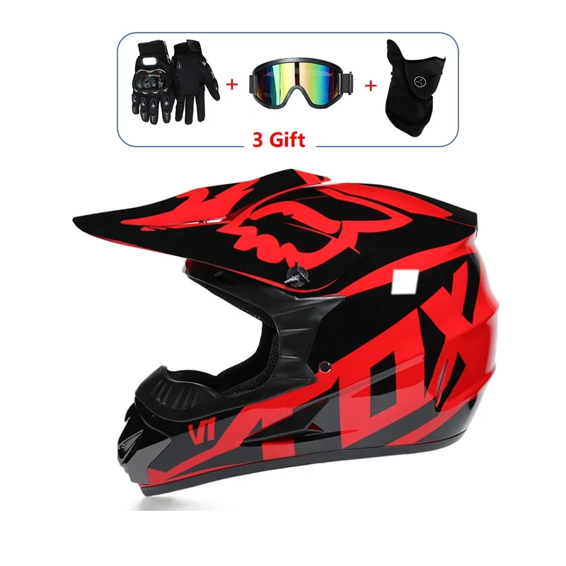 

Dirt bike helmet male and female couple Mountain downhill MX motorcycle racer DOT connector full helmet four seasons breathable