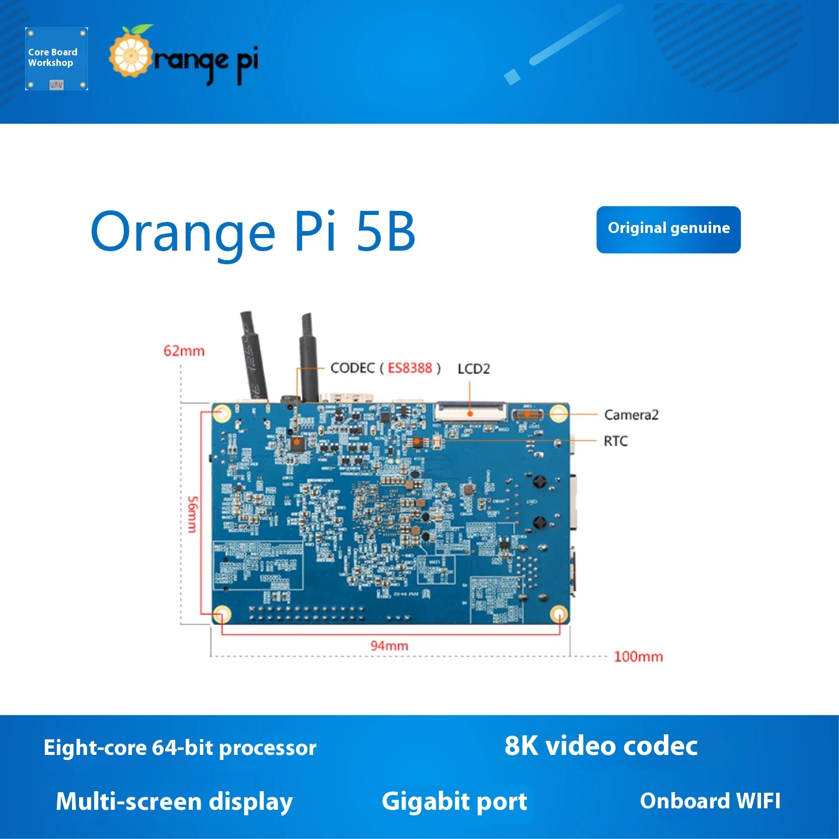 Imagem -03 - Placa de Desenvolvimento Ruixin Orange pi Orange pi 5b Memória Micro 3588s gb gb 16gb