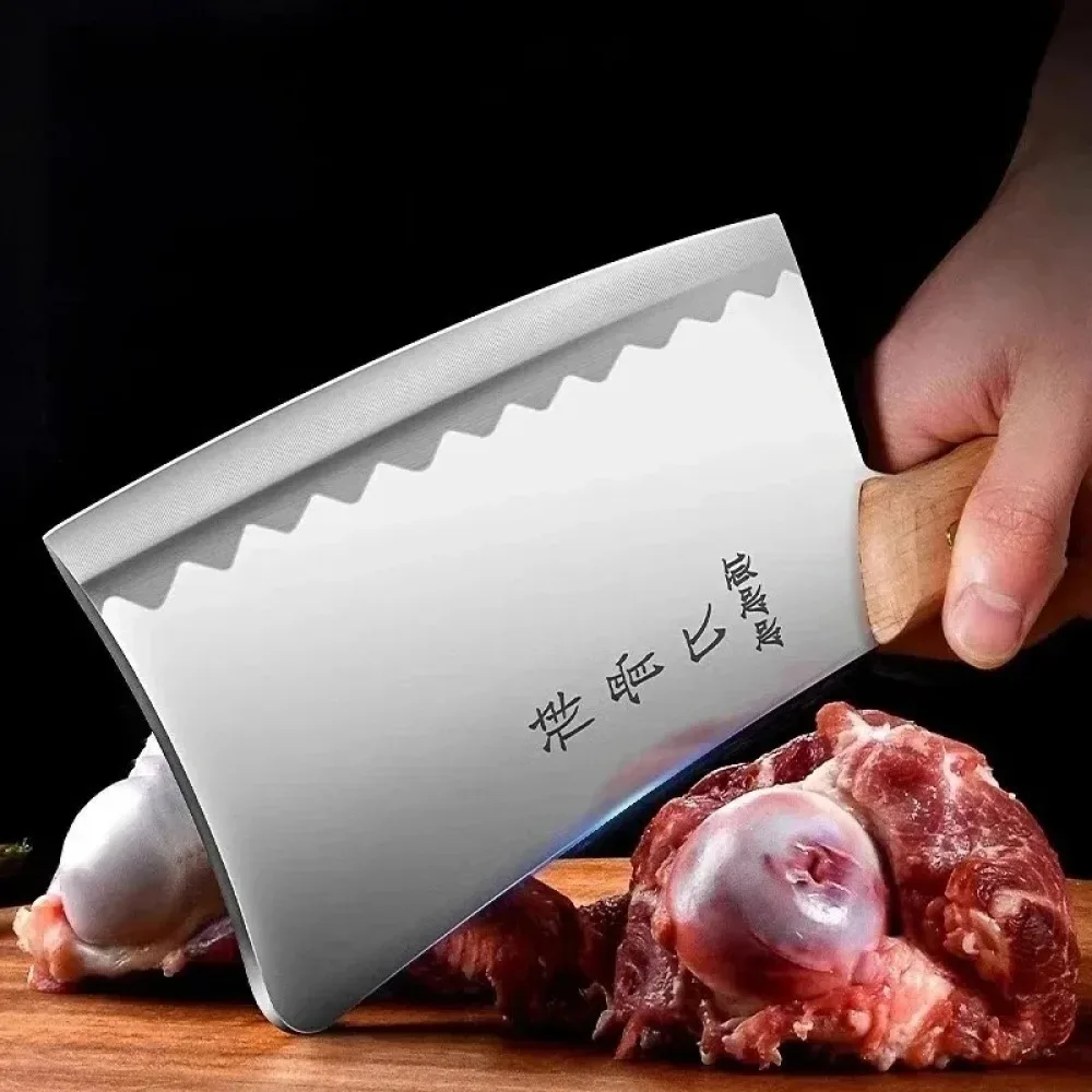 New Stainless Steel Precision Forging Bone Cutter,Kitchen Special Multi-function Sharp Meat Cutter,Household Kitchen Knife