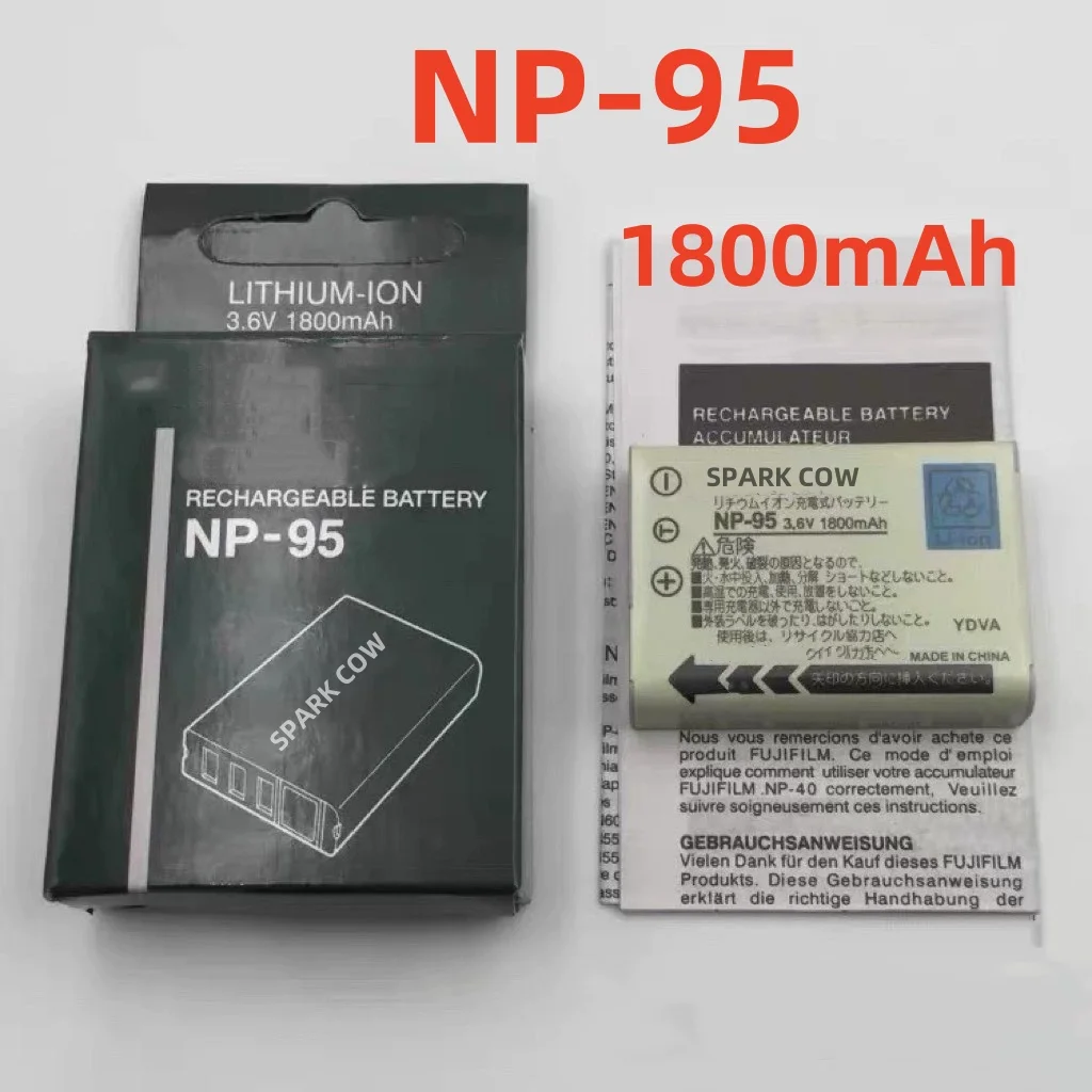 

1800mAh High performance NP-95 NP 95 Camera Battery or Charger For FUJI FILM F30 F31 F30 F31fd 3D W1 X100T X100S X100 X-S1 3DW1