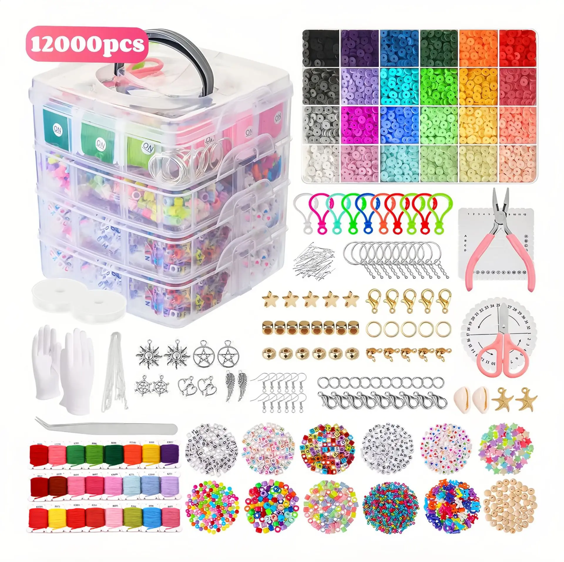 kit-de-perles-multicolores-a-plusieurs-couches-ensemble-de-fabrication-de-bracelets-et-de-porte-cles-diy-fournitures-d'artisanat-de-perles-melangees-pour-enfants-et-adultes