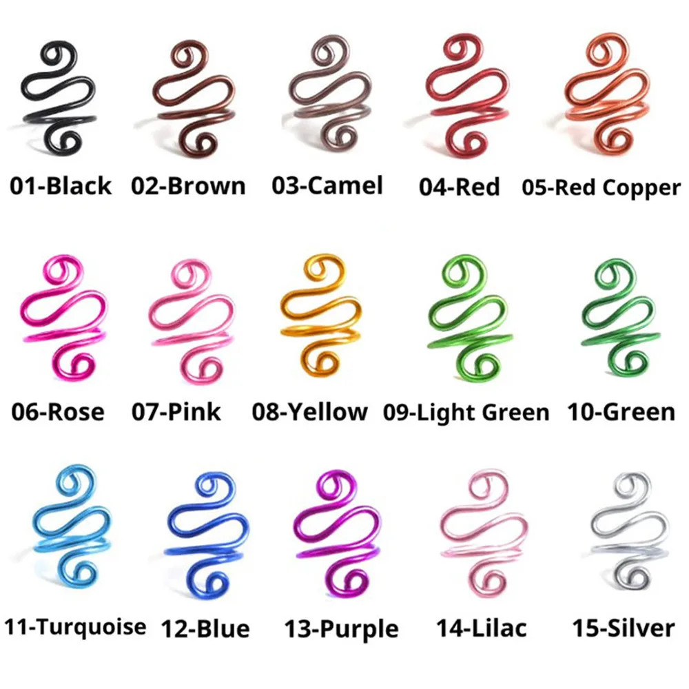 1PCS Gestrickte Pullover Ring Gewickelt Haken Gestrickte Ring Elektrophoretische Farbe Haken Und Faden Hilfs Ring