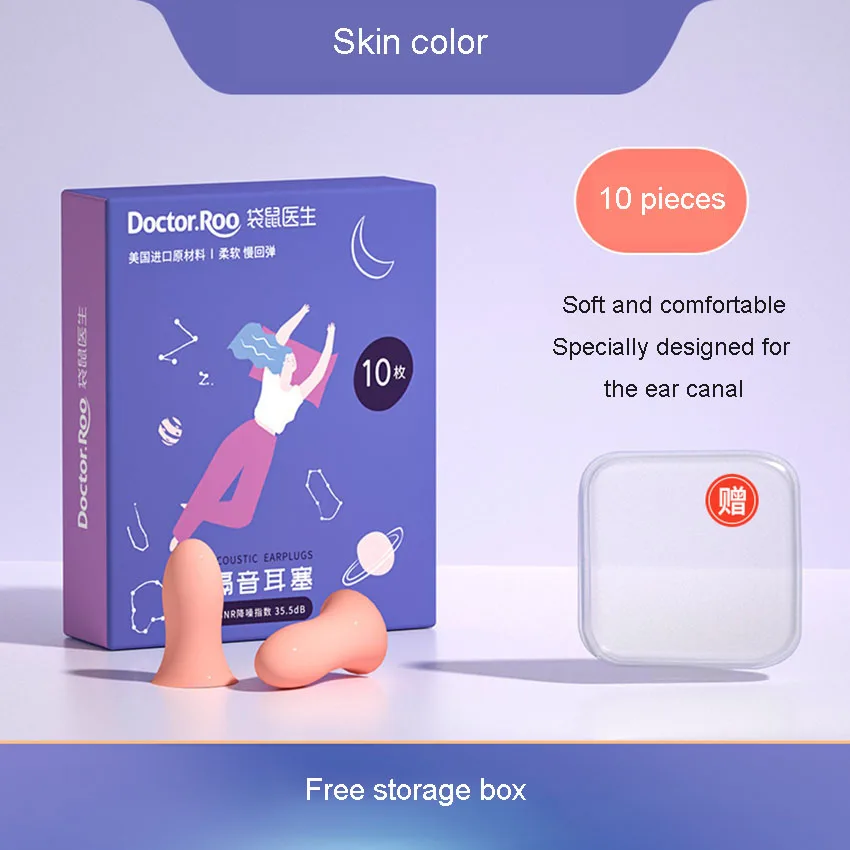 Ear Plugs for Noise Prevention Soundproofing Sleep Specific Noise Reduction and Silent Earmuffs for Snoring
