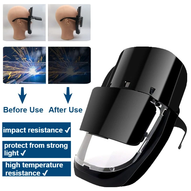 

1шт сварочный капюшон сварочная маска шлем двухслойная защитная линза